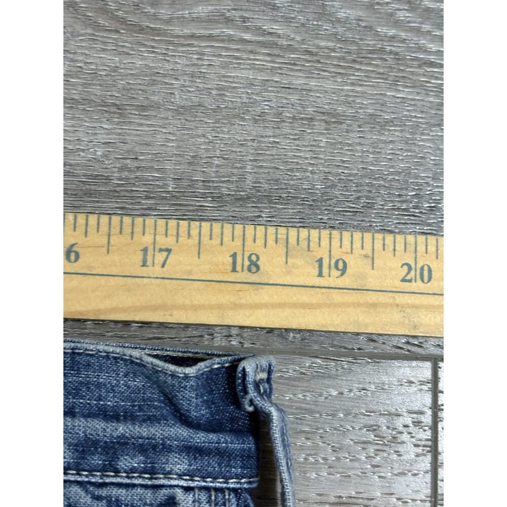 Vintage Lee Dungarees Dark Wash Baggy Carpenter Jeans Y2K Skater - Men’s 36x33 - Picture 8 of 10